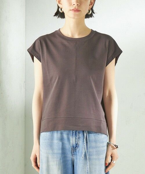 SHIPS / シップス カットソー | 《予約》〈接触冷感/吸水速乾/洗濯機可能〉ハイゲージ ポンチ コクーン カットソー | 詳細26