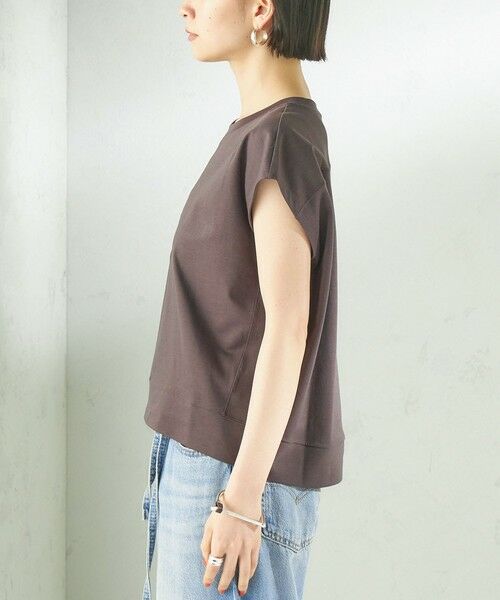 SHIPS / シップス カットソー | 《予約》〈接触冷感/吸水速乾/洗濯機可能〉ハイゲージ ポンチ コクーン カットソー | 詳細27