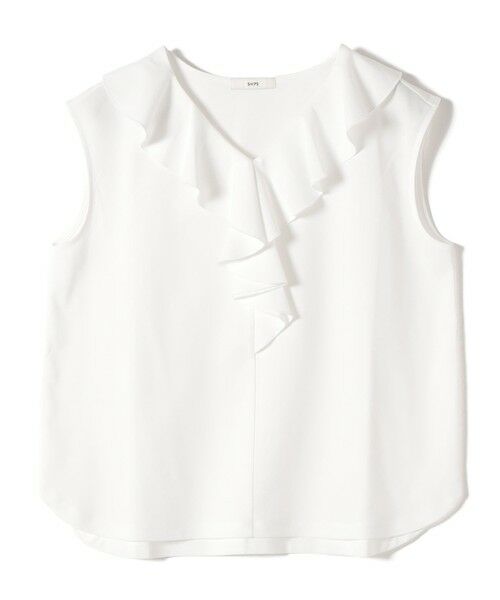 SHIPS / シップス カットソー（半袖以外） | 《予約》【WEB限定】〈接触冷感/吸水速乾/洗濯機可能〉ハイゲージ ポンチ フリル カットソー | 詳細9