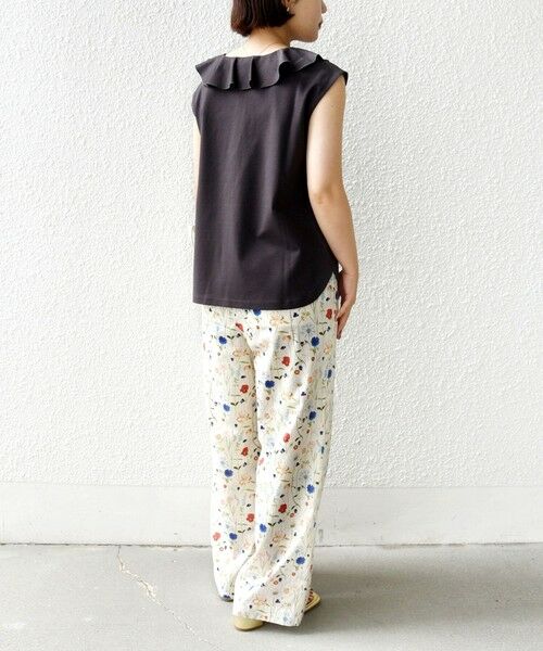 SHIPS / シップス カットソー（半袖以外） | 《予約》【WEB限定】〈接触冷感/吸水速乾/洗濯機可能〉ハイゲージ ポンチ フリル カットソー | 詳細14