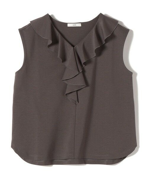 SHIPS / シップス カットソー（半袖以外） | 《予約》【WEB限定】〈接触冷感/吸水速乾/洗濯機可能〉ハイゲージ ポンチ フリル カットソー | 詳細19