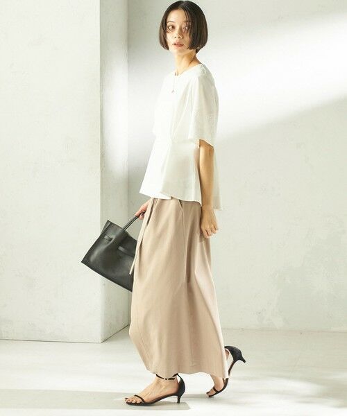 SHIPS / シップス カットソー | 《予約》〈手洗い可能〉シルケット ポンチ レース コンビ プルオーバー | 詳細2