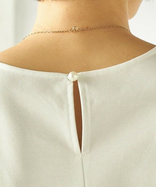 SHIPS / シップス カットソー | 《予約》〈手洗い可能〉シルケット ポンチ レース コンビ プルオーバー | 詳細20