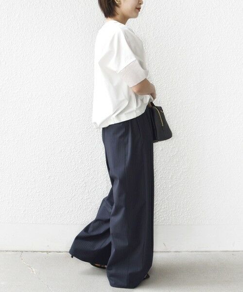 SHIPS / シップス カットソー | 〈接触冷感 / 手洗い可能〉裾 バルーン シアー ドッキング プルオーバー | 詳細4