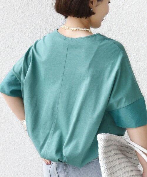 SHIPS / シップス カットソー | 〈接触冷感 / 手洗い可能〉裾 バルーン シアー ドッキング プルオーバー | 詳細16