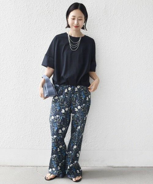 SHIPS / シップス カットソー | 〈接触冷感 / 手洗い可能〉裾 バルーン シアー ドッキング プルオーバー | 詳細27