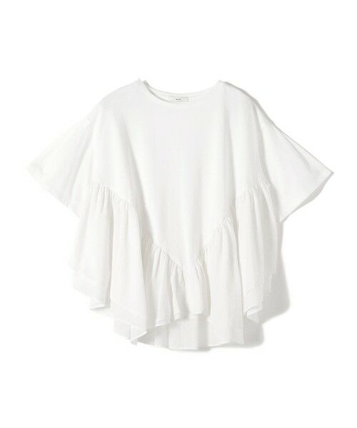 SHIPS / シップス Tシャツ | 《予約》【WEB限定】〈手洗い可能〉ランダム ギャザー ドッキング TEE | 詳細11