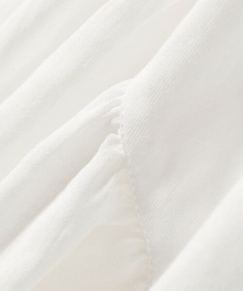 SHIPS / シップス Tシャツ | 《予約》【WEB限定】〈手洗い可能〉ランダム ギャザー ドッキング TEE | 詳細12