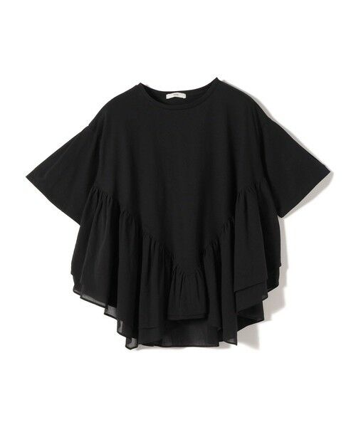 SHIPS / シップス Tシャツ | 《予約》【WEB限定】〈手洗い可能〉ランダム ギャザー ドッキング TEE | 詳細23