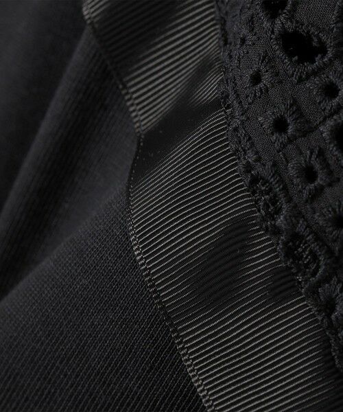 SHIPS / シップス Tシャツ | 《予約》【WEB限定】〈手洗い可能〉レース コンビ ショート スリーブ カットソー | 詳細23