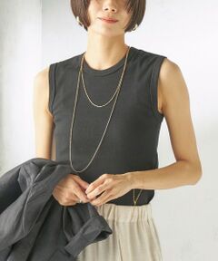 SHIPS / シップス タンクトップ | 〈洗濯機可能〉コットン ベア テレコ リブ タンクトップ