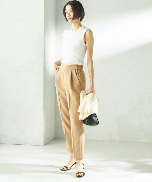 SHIPS / シップス タンクトップ | 〈洗濯機可能〉コットン ベア テレコ リブ タンクトップ | 詳細2