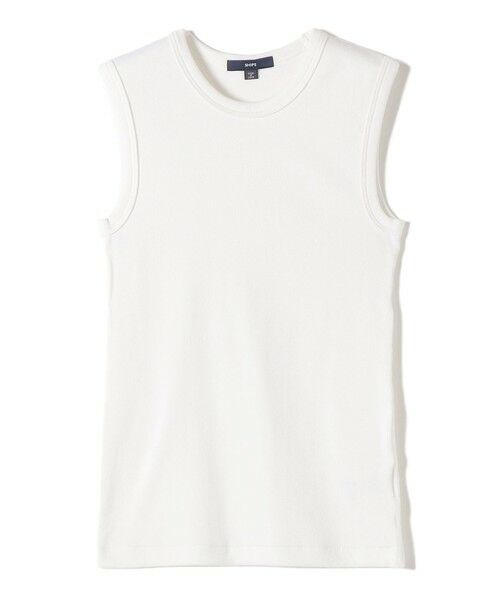 SHIPS / シップス タンクトップ | 〈洗濯機可能〉コットン ベア テレコ リブ タンクトップ | 詳細11