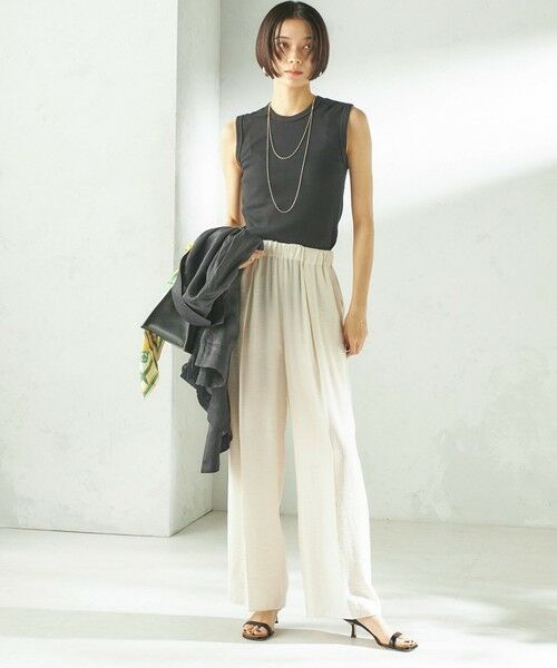 SHIPS / シップス タンクトップ | 〈洗濯機可能〉コットン ベア テレコ リブ タンクトップ | 詳細13