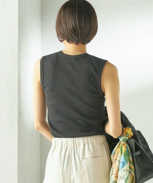 SHIPS / シップス タンクトップ | 〈洗濯機可能〉コットン ベア テレコ リブ タンクトップ | 詳細20