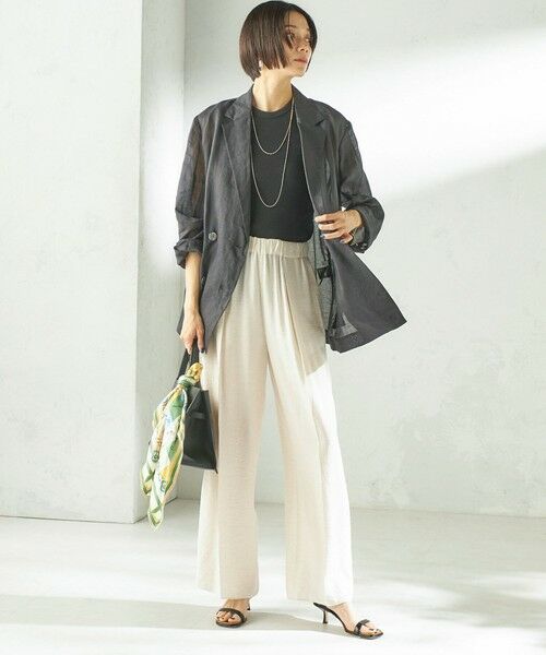 SHIPS / シップス タンクトップ | 〈洗濯機可能〉コットン ベア テレコ リブ タンクトップ | 詳細21