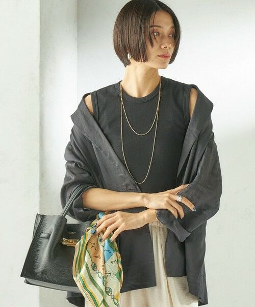 SHIPS / シップス タンクトップ | 〈洗濯機可能〉コットン ベア テレコ リブ タンクトップ | 詳細23