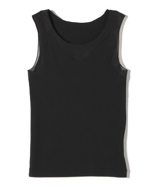 SHIPS / シップス タンクトップ | 〈手洗い可能〉布帛 ドッキング ベア テレコ タンクトップ | 詳細12