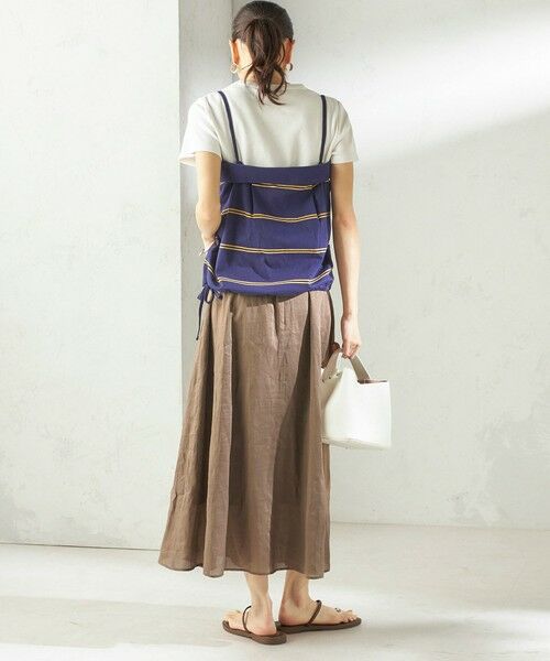 SHIPS / シップス キャミソール・チューブトップ | 《予約》【SHIPS別注】crinkle crinkle crinkle:〈洗濯機可能〉POLO CAMI | 詳細11