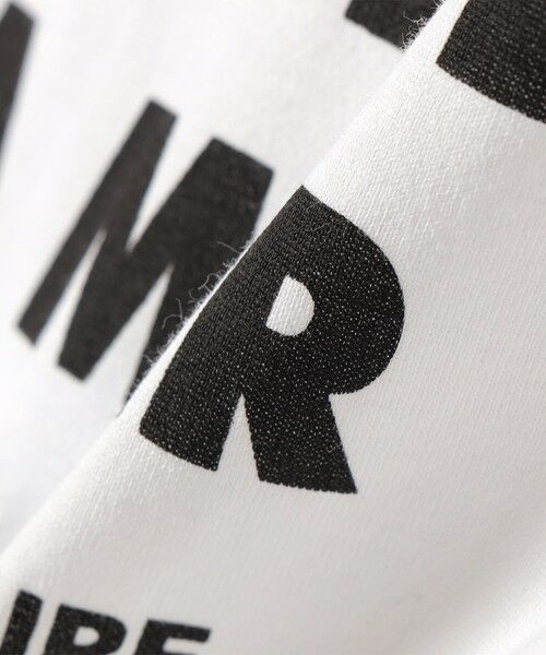 SHIPS / シップス Tシャツ | 《予約》〈洗濯機可能〉メルティ コットン プリント ロゴ フレンチスリーブ TEE | 詳細10