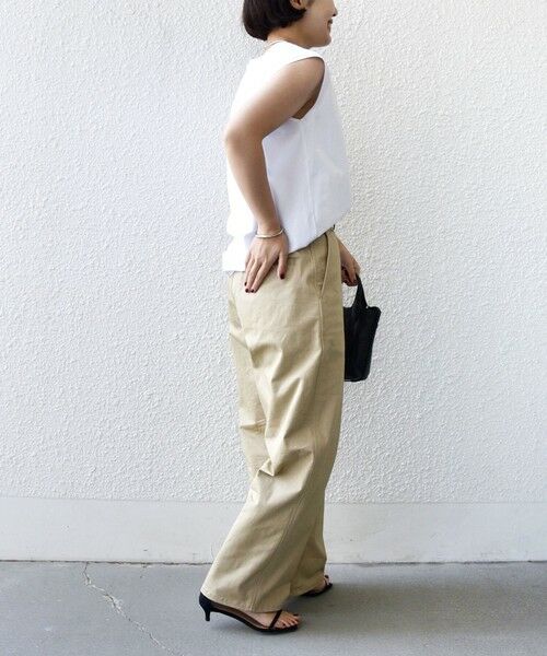 SHIPS / シップス Tシャツ | 《予約》〈洗濯機可能〉メルティ コットン プリント ロゴ フレンチスリーブ TEE | 詳細3