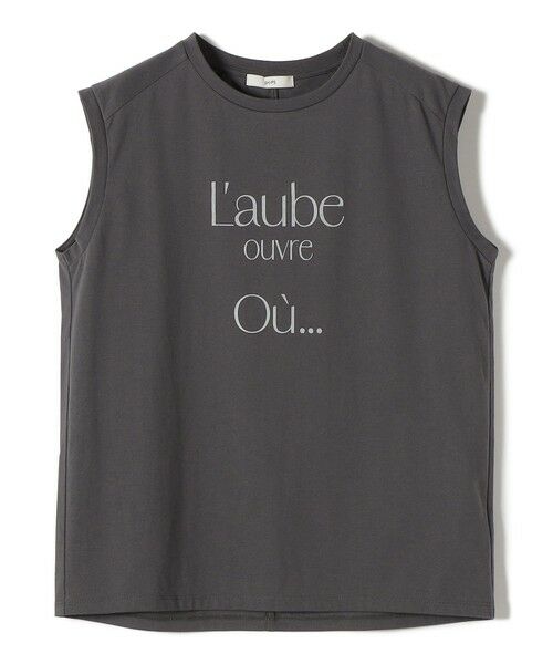 SHIPS / シップス Tシャツ | 《予約》〈洗濯機可能〉メルティ コットン プリント ロゴ フレンチスリーブ TEE | 詳細19