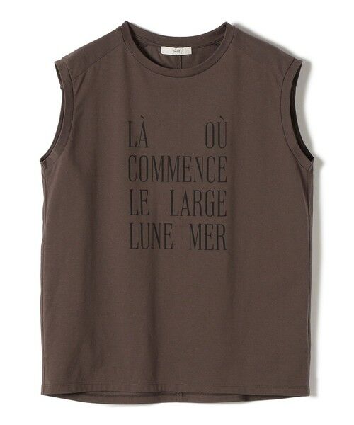 SHIPS / シップス Tシャツ | 《予約》〈洗濯機可能〉メルティ コットン プリント ロゴ フレンチスリーブ TEE | 詳細27