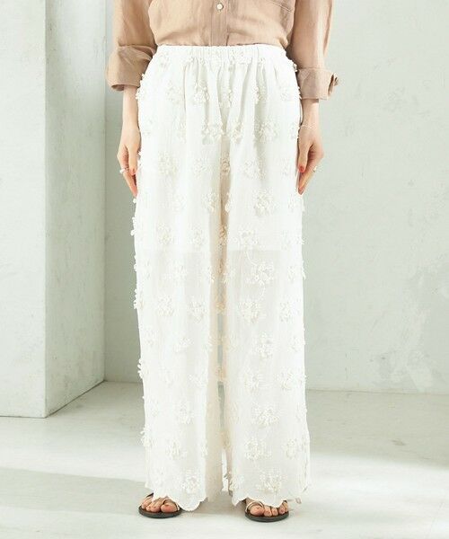 SHIPS / シップス その他パンツ | 《予約》【SHIPS別注】crinkle crinkle crinkle:〈手洗い可能〉3D 刺繍 ワイド パンツ | 詳細11