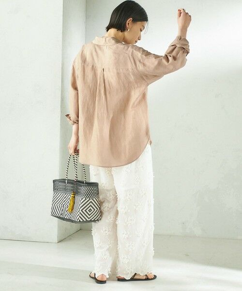 SHIPS / シップス その他パンツ | 《予約》【SHIPS別注】crinkle crinkle crinkle:〈手洗い可能〉3D 刺繍 ワイド パンツ | 詳細3