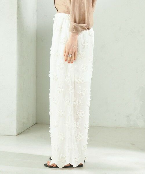 SHIPS / シップス その他パンツ | 《予約》【SHIPS別注】crinkle crinkle crinkle:〈手洗い可能〉3D 刺繍 ワイド パンツ | 詳細12