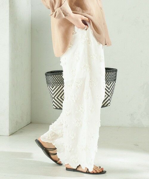 SHIPS / シップス その他パンツ | 《予約》【SHIPS別注】crinkle crinkle crinkle:〈手洗い可能〉3D 刺繍 ワイド パンツ | 詳細8