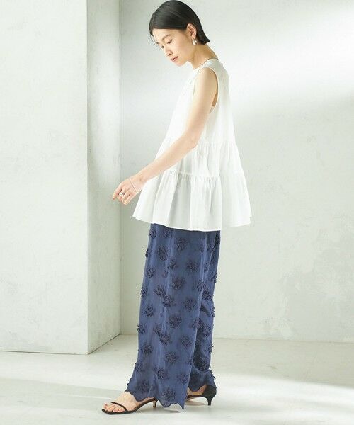 SHIPS / シップス その他パンツ | 《予約》【SHIPS別注】crinkle crinkle crinkle:〈手洗い可能〉3D 刺繍 ワイド パンツ | 詳細18