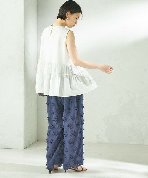 SHIPS / シップス その他パンツ | 《予約》【SHIPS別注】crinkle crinkle crinkle:〈手洗い可能〉3D 刺繍 ワイド パンツ | 詳細20