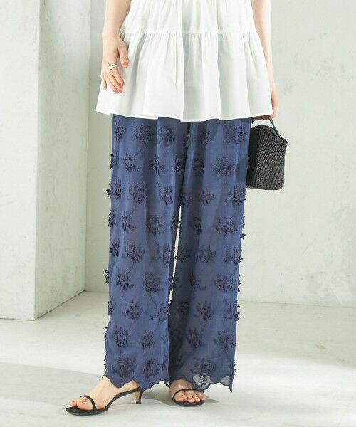 SHIPS / シップス その他パンツ | 《予約》【SHIPS別注】crinkle crinkle crinkle:〈手洗い可能〉3D 刺繍 ワイド パンツ | 詳細21