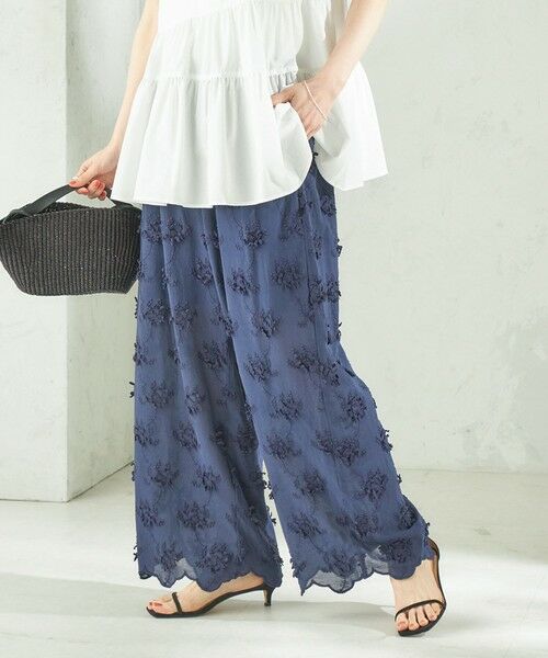 SHIPS / シップス その他パンツ | 《予約》【SHIPS別注】crinkle crinkle crinkle:〈手洗い可能〉3D 刺繍 ワイド パンツ | 詳細22