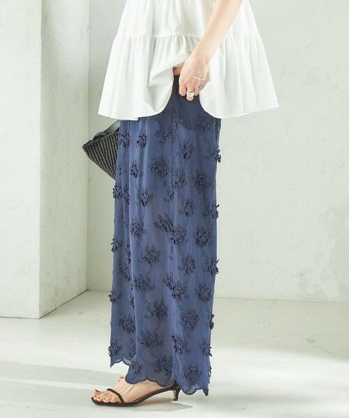 SHIPS / シップス その他パンツ | 《予約》【SHIPS別注】crinkle crinkle crinkle:〈手洗い可能〉3D 刺繍 ワイド パンツ | 詳細23