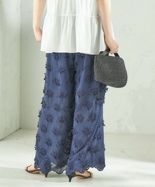 SHIPS / シップス その他パンツ | 《予約》【SHIPS別注】crinkle crinkle crinkle:〈手洗い可能〉3D 刺繍 ワイド パンツ | 詳細24