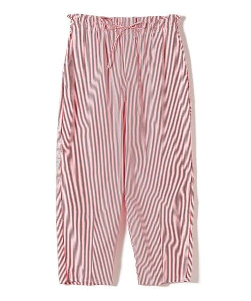 SHIPS / シップス その他パンツ | SHIPS Primary Navy Label:〈手洗い可能〉綿 ナイロン ストライプ パンツ（レッド）