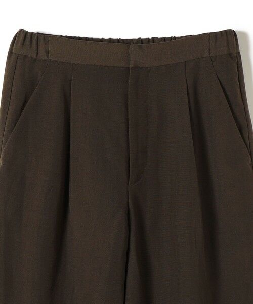 SHIPS / シップス その他パンツ | SHIPS Primary Navy Label:麻混 テーパード パンツ（セットアップ対応） | 詳細5