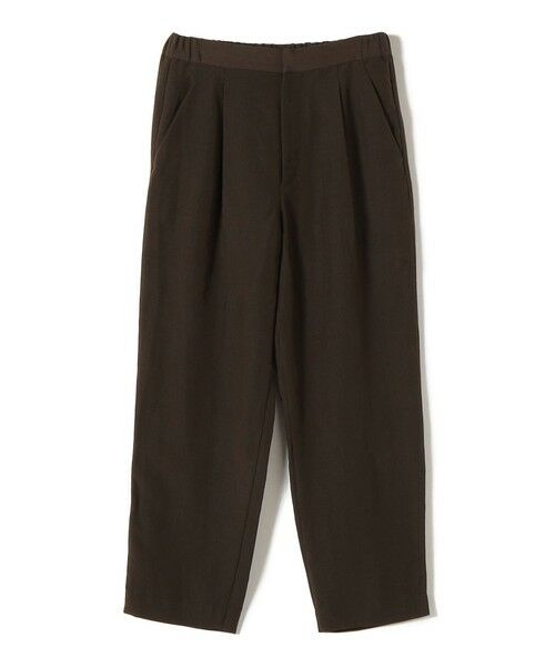 SHIPS / シップス その他パンツ | SHIPS Primary Navy Label:麻混 テーパード パンツ（セットアップ対応）（ブラウン）