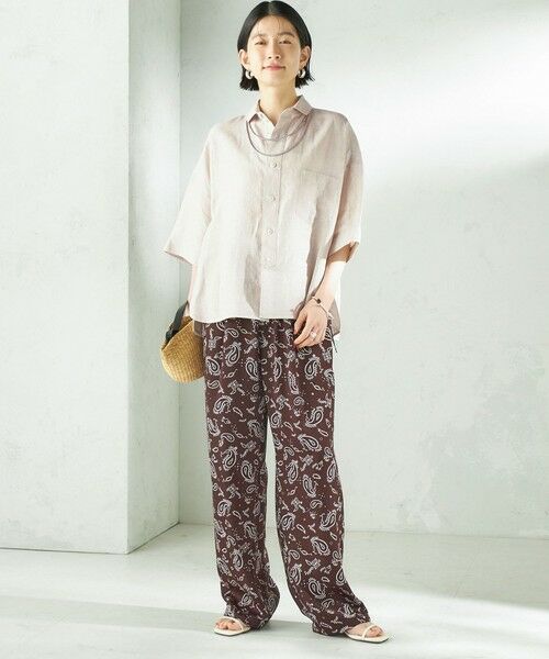 SHIPS / シップス その他パンツ | 《予約》【SHIPS別注】TICCA×manipuri:〈手洗い可能〉プリント パンツ | 詳細25