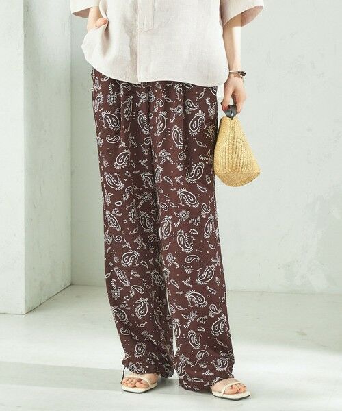 SHIPS / シップス その他パンツ | 《予約》【SHIPS別注】TICCA×manipuri:〈手洗い可能〉プリント パンツ | 詳細26