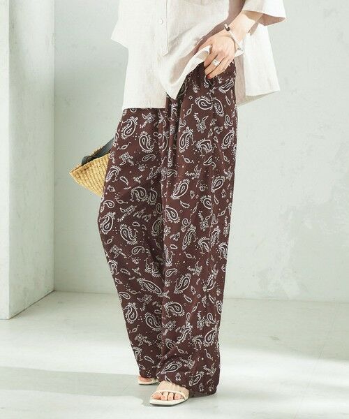 SHIPS / シップス その他パンツ | 《予約》【SHIPS別注】TICCA×manipuri:〈手洗い可能〉プリント パンツ | 詳細27