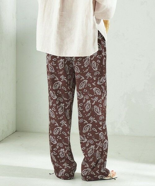 SHIPS / シップス その他パンツ | 《予約》【SHIPS別注】TICCA×manipuri:〈手洗い可能〉プリント パンツ | 詳細28