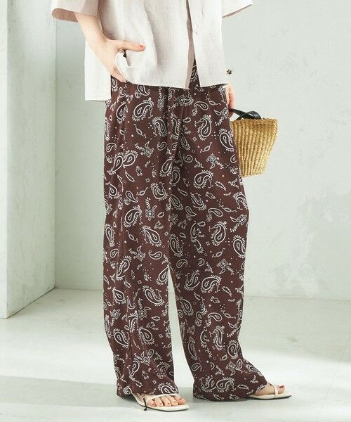 SHIPS / シップス その他パンツ | 《予約》【SHIPS別注】TICCA×manipuri:〈手洗い可能〉プリント パンツ | 詳細29