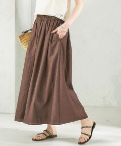 SHIPS / シップス ショート・ハーフ・半端丈パンツ | 《予約》〈接触冷感/UVカット/吸水速乾/洗濯機可能〉SUUSUU ギャザー フレア  ワイドパンツ