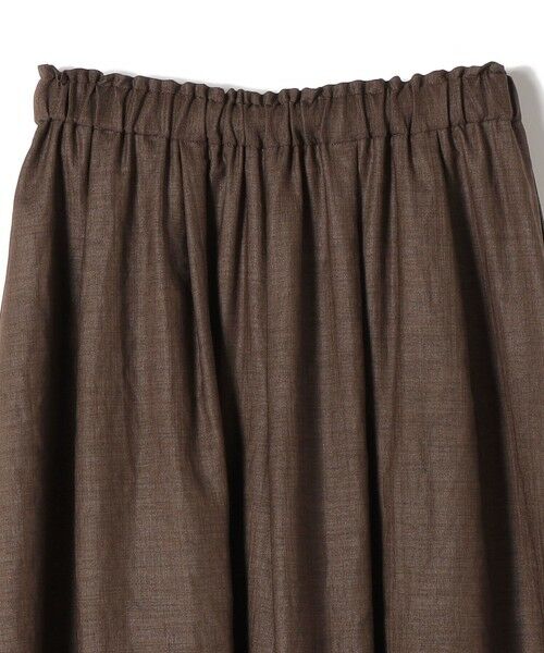 SHIPS / シップス ショート・ハーフ・半端丈パンツ | 《予約》〈接触冷感/UVカット/吸水速乾/洗濯機可能〉SUUSUU ギャザー フレア  ワイドパンツ | 詳細26