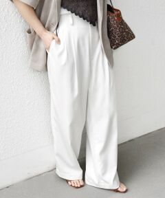 SHIPS / シップス その他パンツ | 《予約》〈接触冷感 / UVカット/ 手洗い可能〉スマート イージー デニム ライク タック パンツ