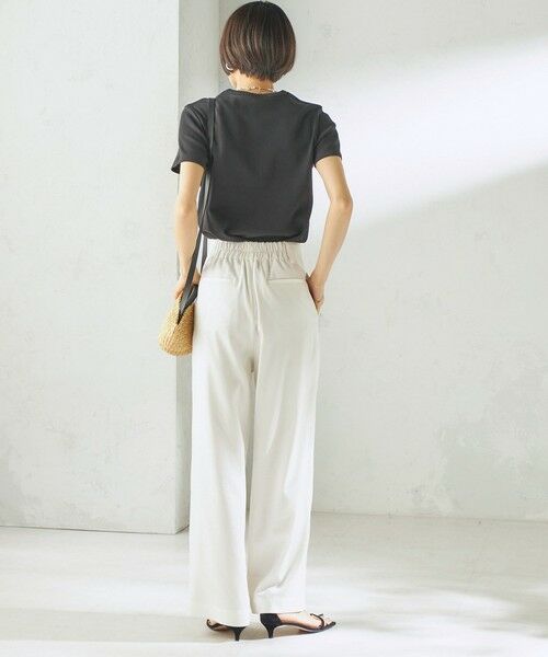 SHIPS / シップス その他パンツ | 〈接触冷感/UVカット/手洗い可能〉スマート イージー デニム ライク タック パンツ | 詳細14