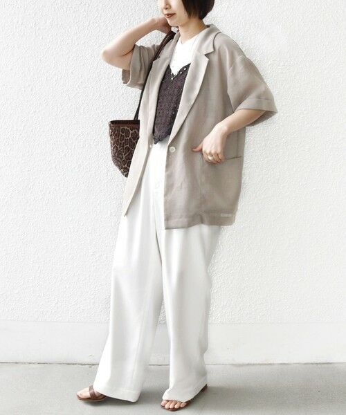 SHIPS / シップス その他パンツ | 《予約》〈接触冷感 / UVカット/ 手洗い可能〉スマート イージー デニム ライク タック パンツ | 詳細2